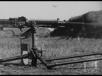 高速度機関銃試射撃 大正12年