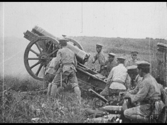 重砲兵ノ實彈射擊 大正十一年七月 於富士裾野