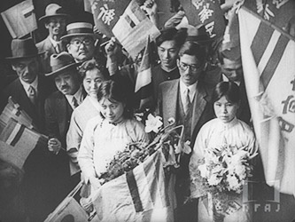 新國家承認の前奏曲 満洲國恊和會 派遣使節入京 昭和七年六月廿一日