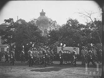山縣公爵 國葬實况 大正十一年二月九日
